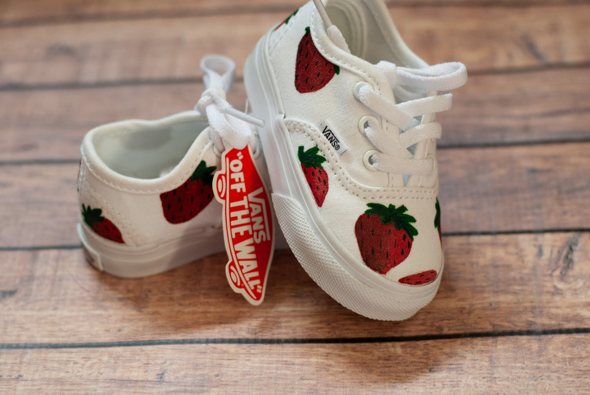 Strawberry vans shoes Outlet