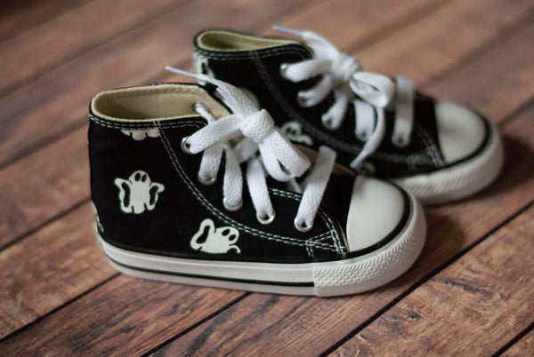 Ghost Hand Painted Converse