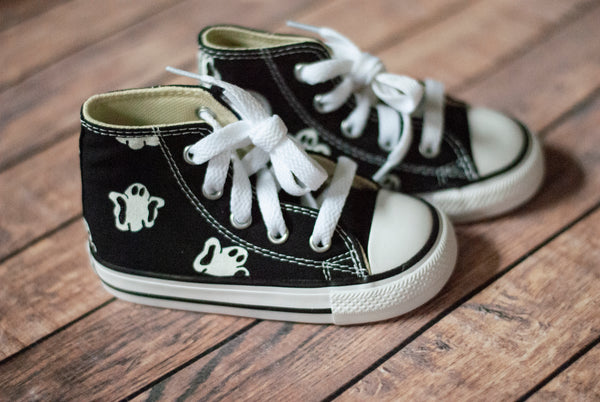 Ghost Hand Painted Converse
