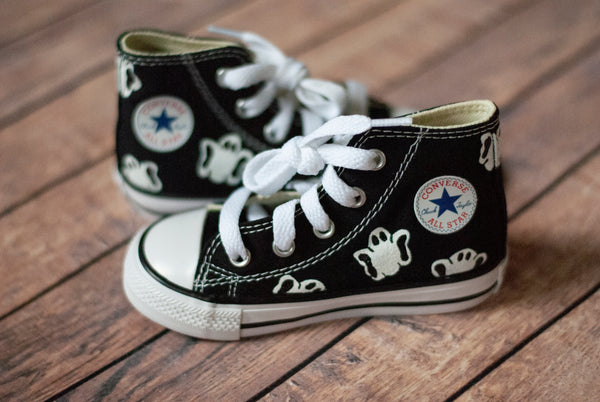Ghost Hand Painted Converse