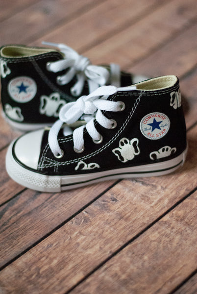 Ghost Hand Painted Converse