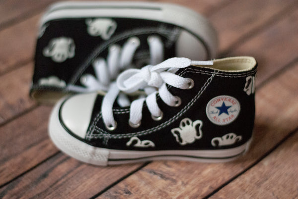 Ghost Hand Painted Converse