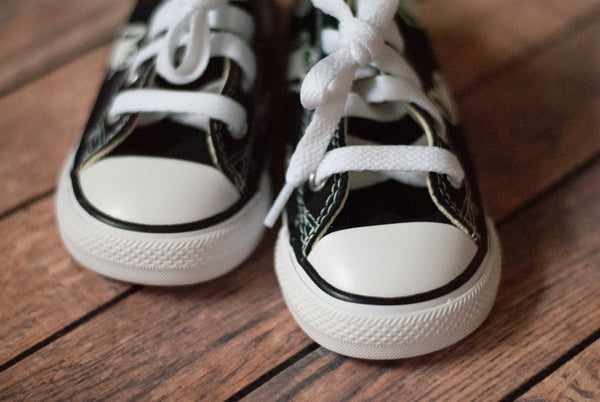 Ghost Hand Painted Converse