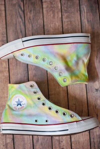 Pastel Tie Dye Converse