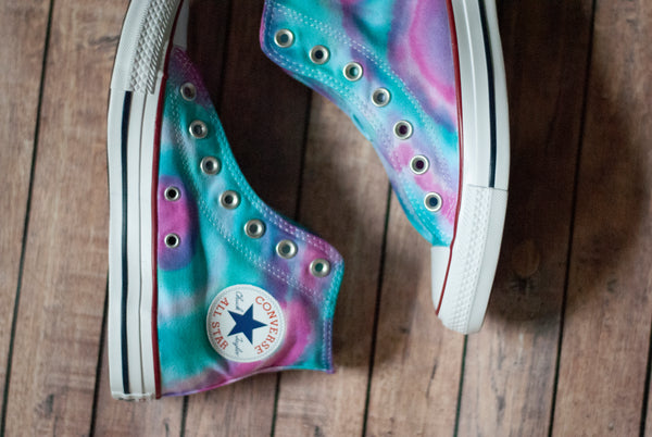 Tie Dye Converse || Custom High Top Converse