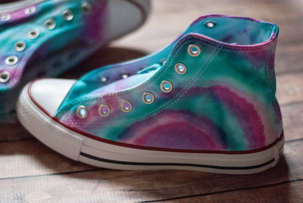 Tie Dye Converse || Custom High Top Converse