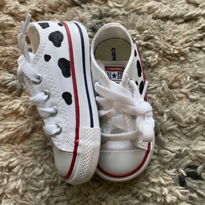 Cow Print Hand Painted Converse Custom Cow Print – With love, Paint
