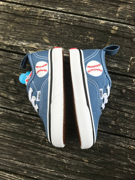 Baseball Toddler Vans | Hand Painted Toddler Vans