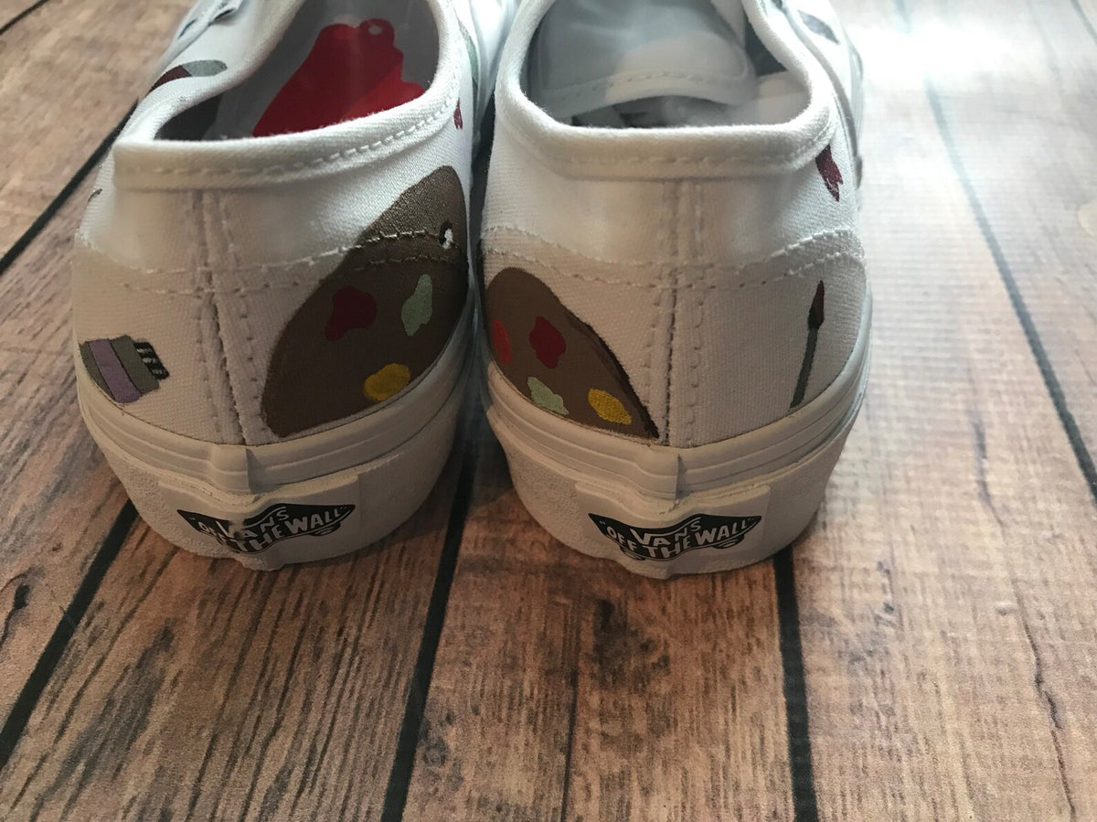 Custom Vans Made to Order Hand Painted Vans Abstract Gift 