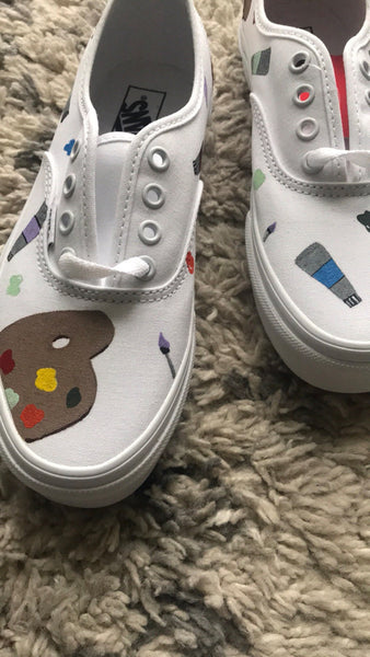 Artist Vans | Hand Painted Vans | Custom Painted Vans
