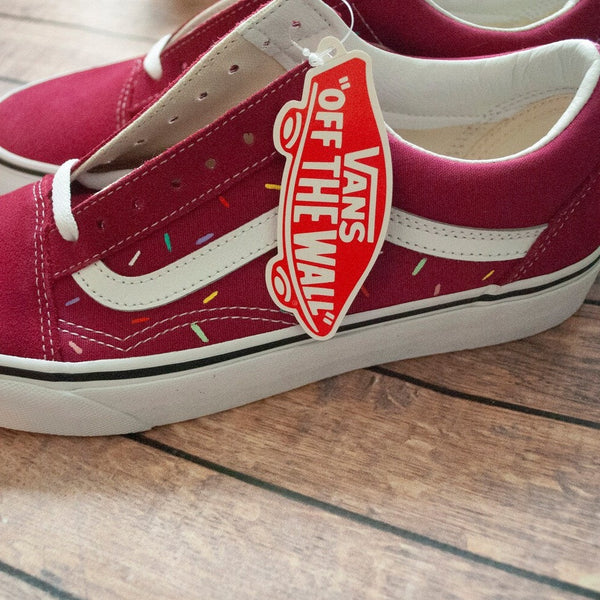 Sprinkle Cupcake Hand Painted Vans | Hand Painted Vans