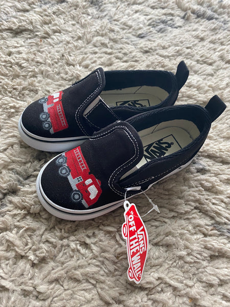Fire Truck Hand Painted Vans