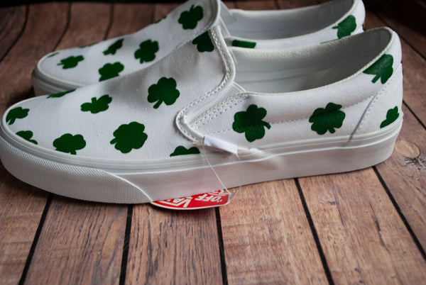 Hand Painted St. Patrick's Day Vans