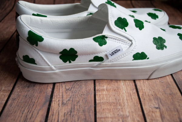 Hand Painted St. Patrick's Day Vans
