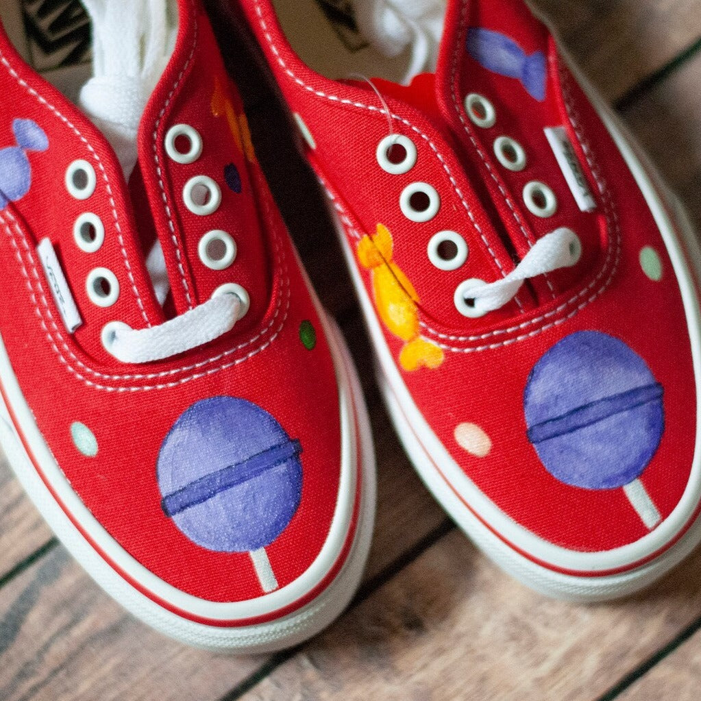 Custom hand painted vans shoes Clearance