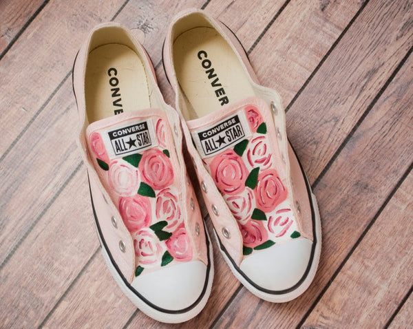 Rose Painted Converse