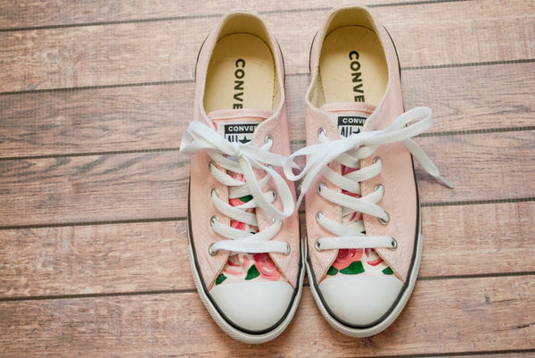 Rose Painted Converse
