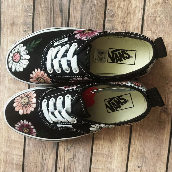 Floral Painted Vans