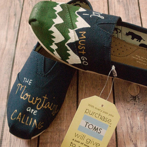 Mountain Toms | Custom Painted Toms