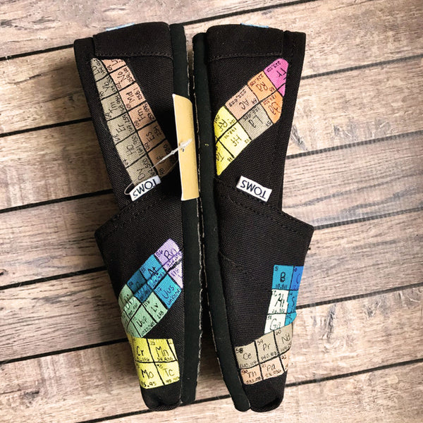 Periodic Table Hand Painted Toms