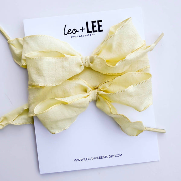 Leo + Lee Silky Sneaker Lace Set : Sage Green