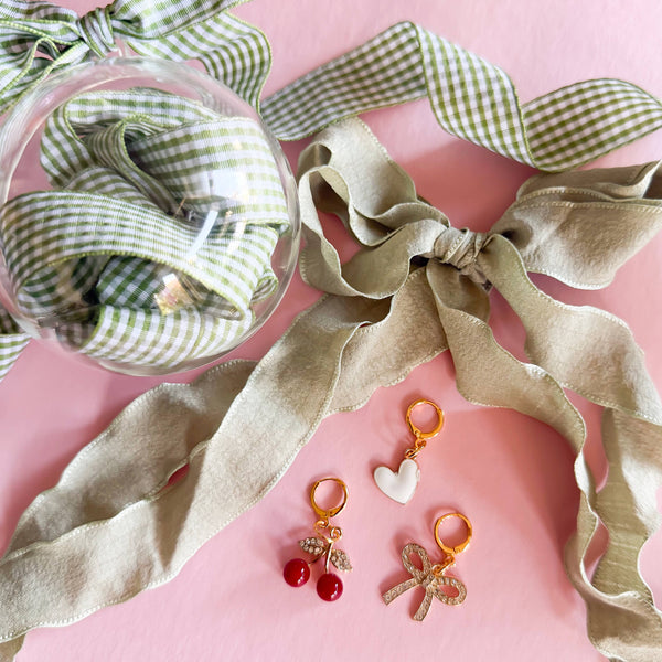 Ornament Sneaker Lace Sets | Trendy Shoe Charms & Laces: Sage Green Ornament