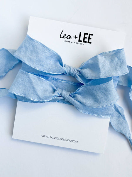 Leo + Lee Silky Sneaker Lace Set : Sage Green