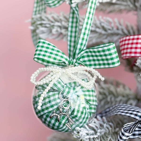 Ornament Sneaker Lace Sets | Trendy Shoe Charms & Laces: Sage Green Ornament