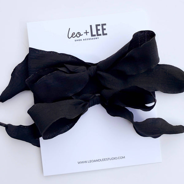 Leo + Lee Silky Sneaker Lace Set : Sage Green