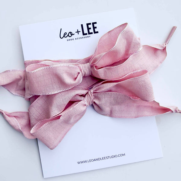 Leo + Lee Silky Sneaker Lace Set : Sage Green