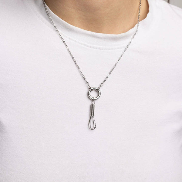 18K Gold PVD Stainless Steel Whisk Charm: Gold