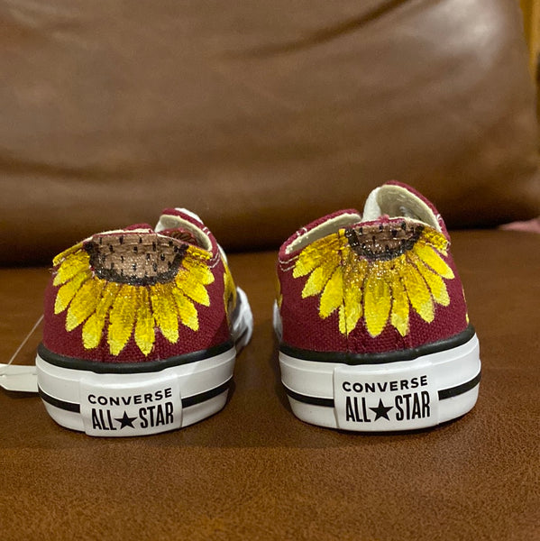 Toddler Size 4 - Sunflower Low Top Converse