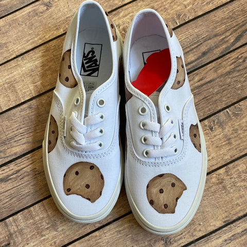 Youth Size 2 - Chocolate Chip Cookie Vans