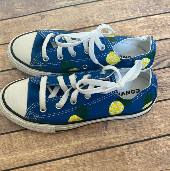 Youth Size 2 - Pineapple Converse