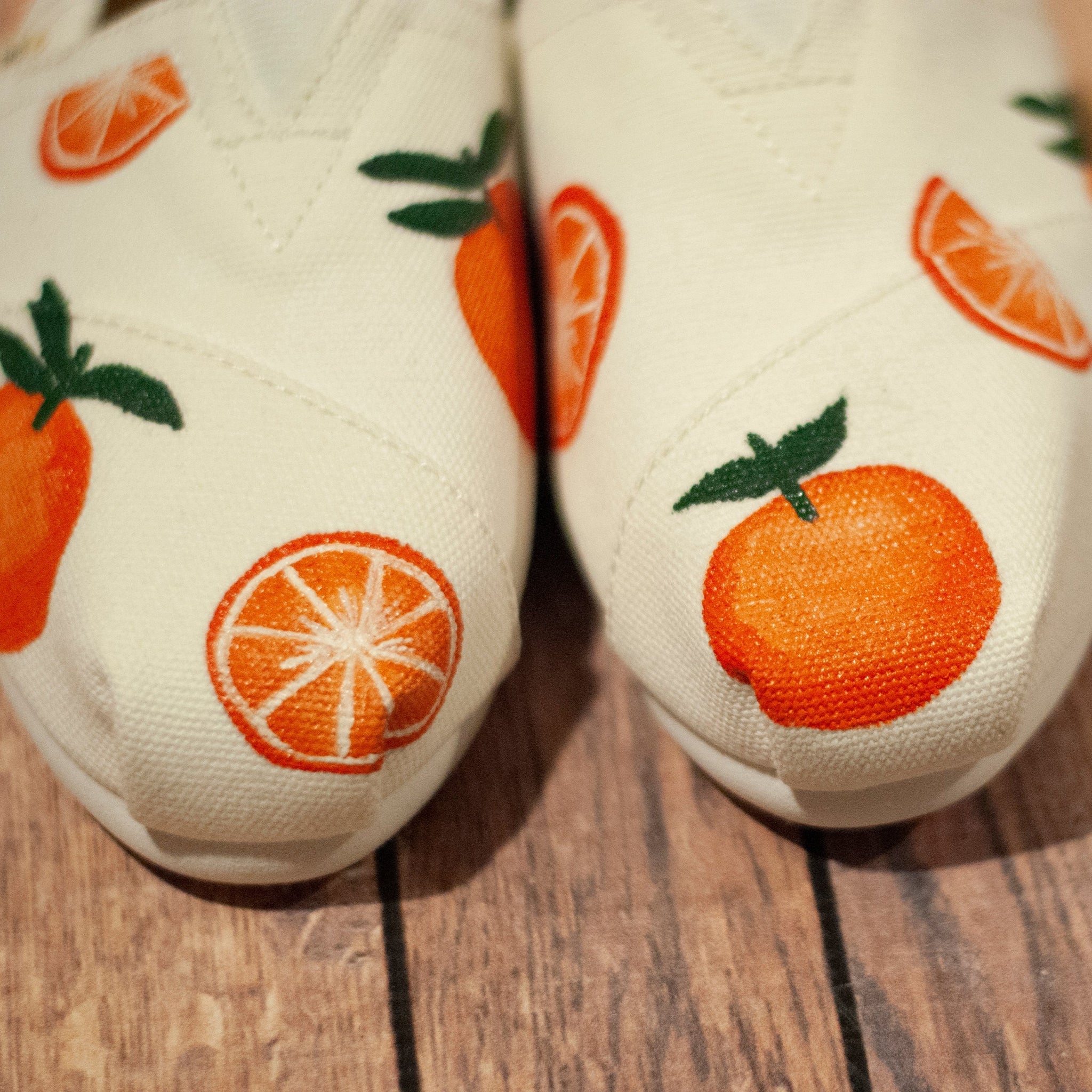 Women's - Size 6.5 - Orange Slice Toms