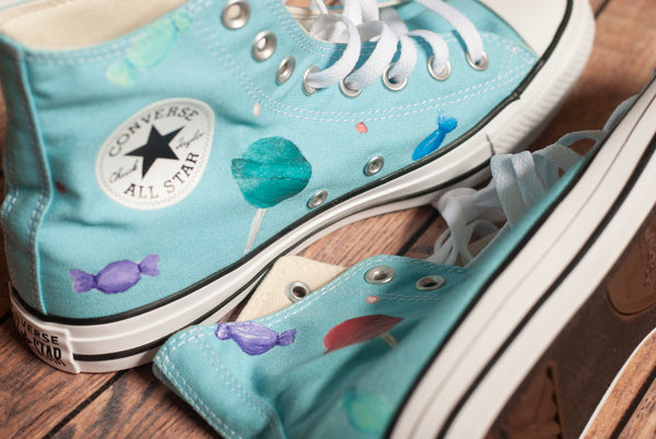 Candy High Tops | Custom Hand Painted Candy Converse