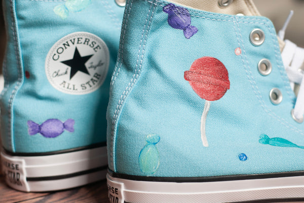 Candy High Tops | Custom Hand Painted Candy Converse