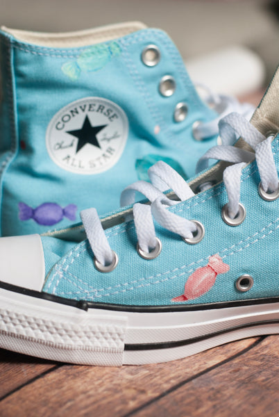 Candy High Tops | Custom Hand Painted Candy Converse