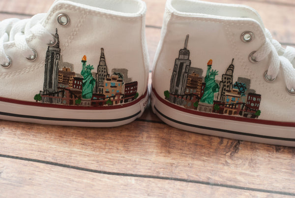 New York City High Top Converse