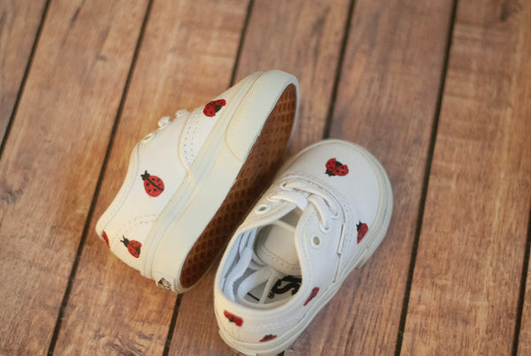 Hand Painted Ladybug Vans