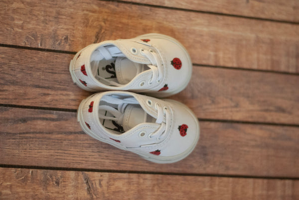 Hand Painted Ladybug Vans