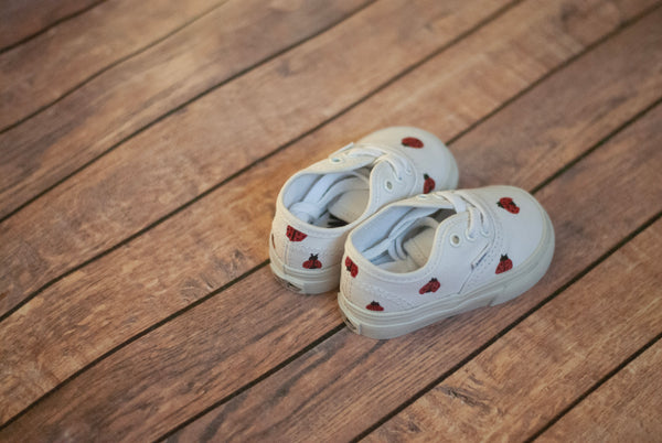 Hand Painted Ladybug Vans