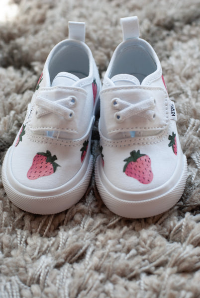 Pink Strawberry Vans