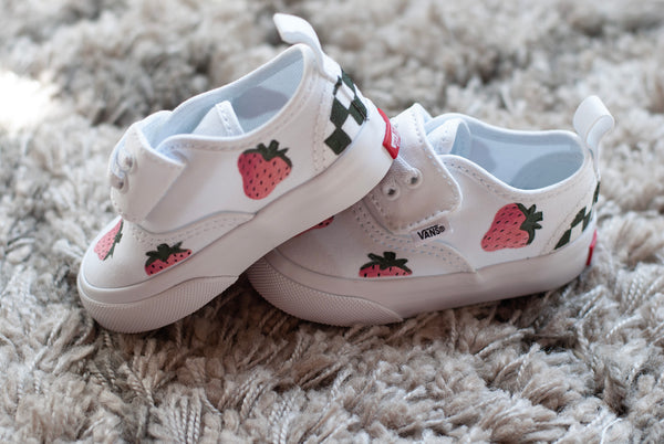 Pink Strawberry Vans