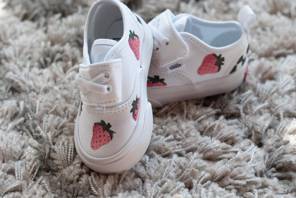 Pink Strawberry Vans
