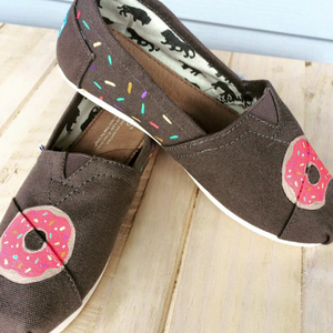 Hand Painted Donut Toms | Donut Toms