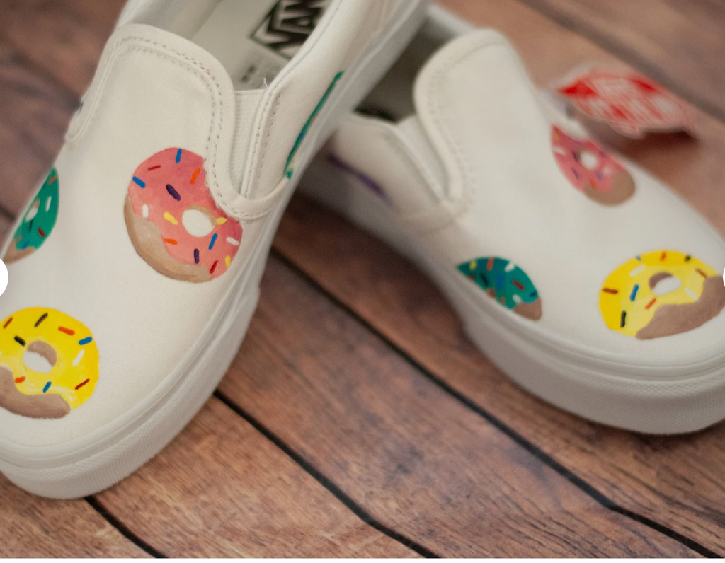 Donut vans slip ons discount