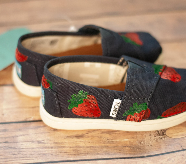 Hand Painted Strawberry Toms