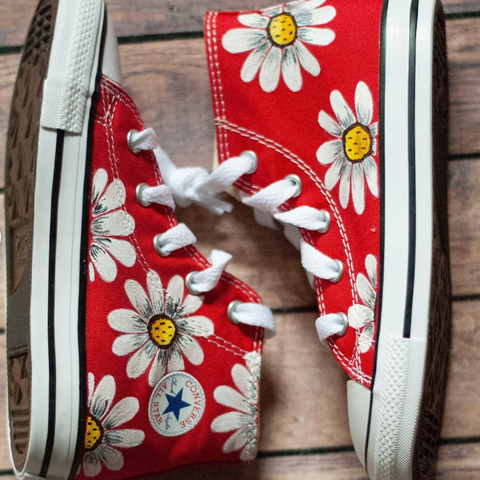 Daisy High Top Red Converse