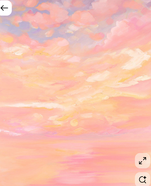 Custom Cloud/Sunset Converse